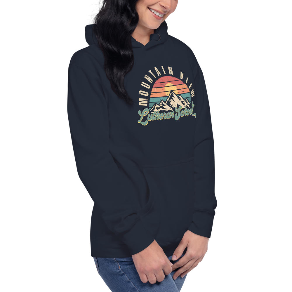 Retro MVLS Hoodies Navy 1